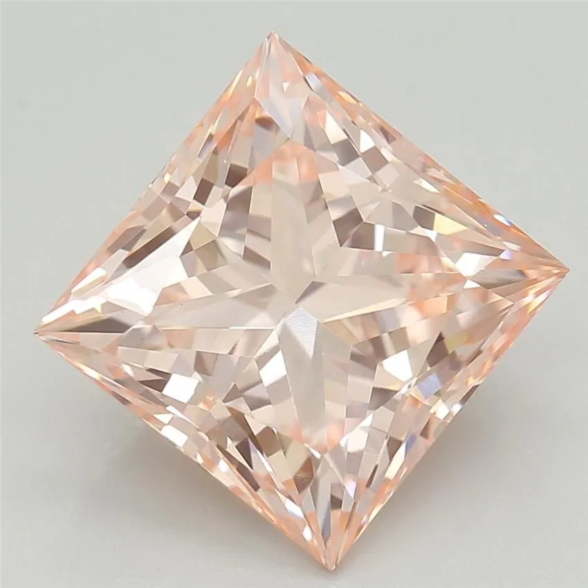 2.57ct PRINCESS Fancy Intense Pink VVS2 Coloured Lab diamond