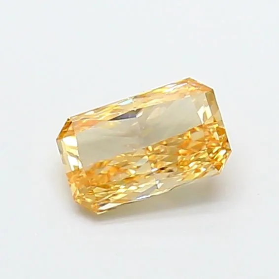 1.01ct RADIANT Fancy Brown Yellow VS1 Coloured Lab diamond