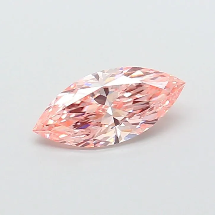 1.20ct MARQUISE Fancy Intense Pink VVS2 Coloured Lab diamond