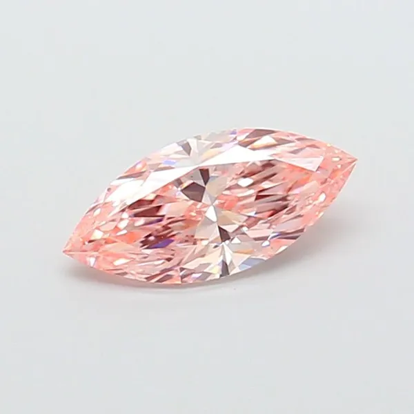 1.2ct MARQUISE Fancy Intense Pink VVS2 Coloured Lab diamond