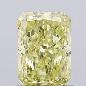 1.01ct RADIANT Fancy Yellow VVS2 Coloured Lab diamond