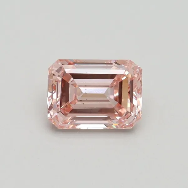 1.01ct EMERALD Fancy Intense Pink VS2 Coloured Lab diamond