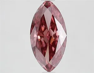 1.95ct MARQUISE Fancy Deep Brown Pink VVS2 Coloured Lab diamond