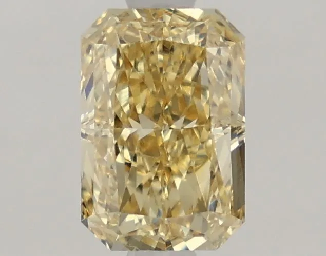 1.23ct RADIANT Fancy Intense Yellow VVS2 Coloured Lab diamond