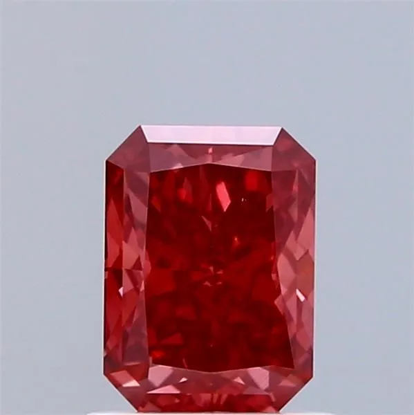 1.14ct RADIANT Fancy Vivid Orangey Pink VS1 Coloured Lab diamond