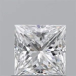 0.85ct PRINCESS F VVS2 Natural diamond