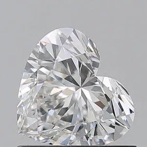 0.74ct HEART G VVS2 Natural diamond