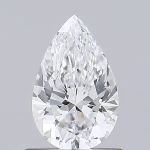 0.7ct PEAR D VVS1 Lab diamond