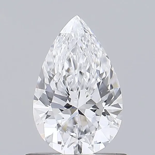 0.7ct PEAR D VVS1 Lab diamond