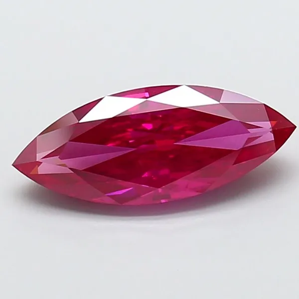 3ct MARQUISE Fancy Vivid Pink VS2 Coloured Lab diamond