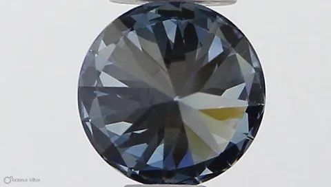 0.32ct ROUND Fancy Vivid Blue VVS1 Coloured Lab diamond