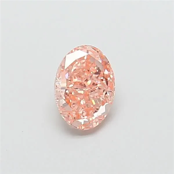 1.02ct OVAL Fancy Intense Pink VS1 Coloured Lab diamond