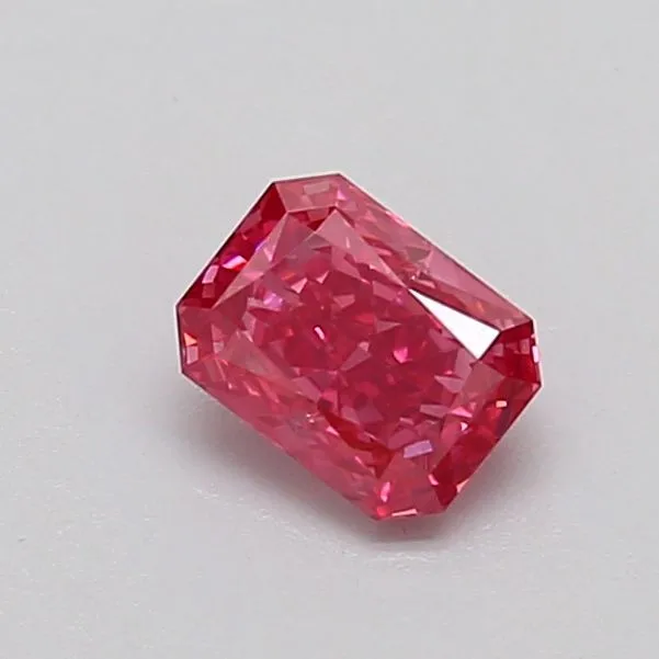 0.47ct RADIANT Fancy Vivid Pink VS2 Coloured Lab diamond