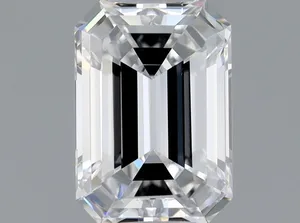 0.39ct EMERALD D VVS1 Natural diamond