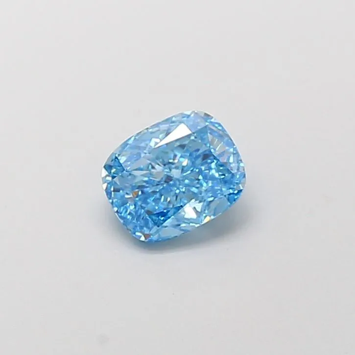 1.02ct CUSHION Fancy Vivid Blue VS1 Coloured Lab diamond