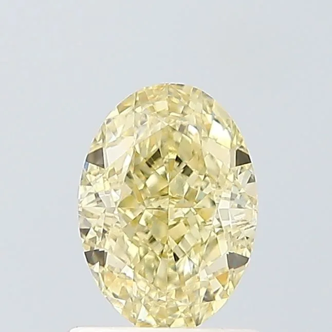 1.05ct OVAL Fancy Yellow VS2 Coloured Lab diamond
