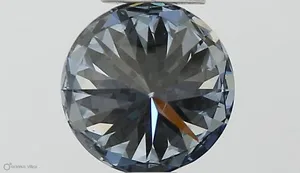0.5ct ROUND Fancy Vivid Blue SI2 Coloured Lab diamond