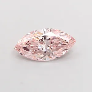 1.01ct MARQUISE Fancy Pink VVS2 Coloured Lab diamond