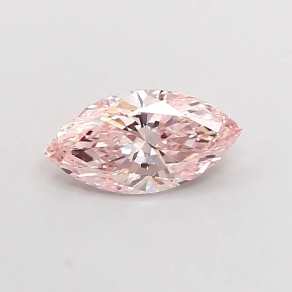 1.01ct MARQUISE Fancy Pink VVS2 Coloured Lab diamond