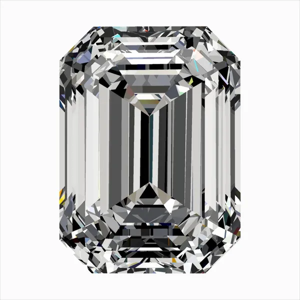 0.42ct EMERALD E VS2 Natural diamond