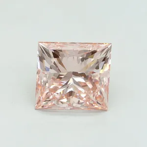 5.02ct PRINCESS Fancy Vivid Pink VS1 Coloured Lab diamond