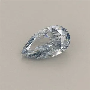 0.31ct PEAR Fancy Vivid Blue VVS2 Coloured Lab diamond