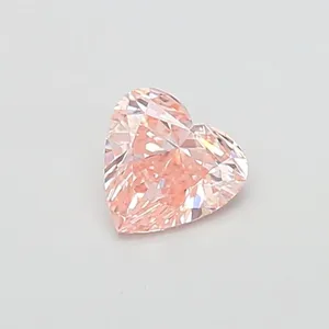 1ct HEART Fancy Intense Pink VVS2 Coloured Lab diamond