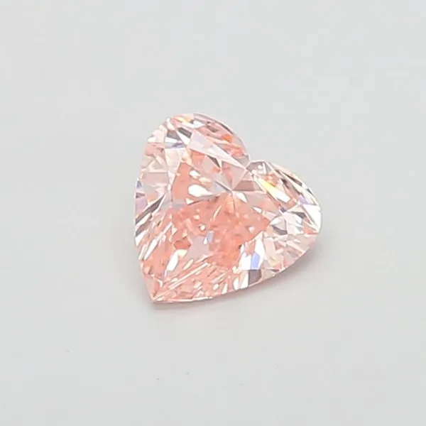 1ct HEART Fancy Intense Pink VVS2 Coloured Lab diamond
