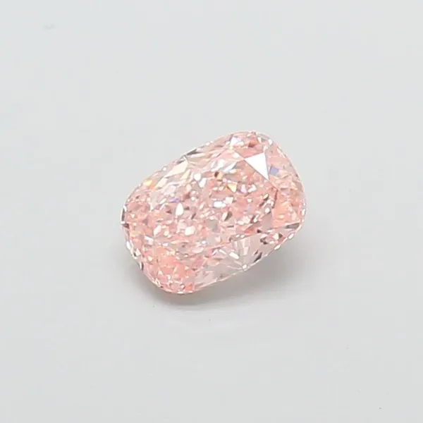 1.03ct CUSHION Fancy Intense Pink VS2 Coloured Lab diamond