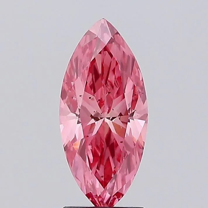 2.08ct MARQUISE Fancy Vivid Pink SI1 Coloured Lab diamond