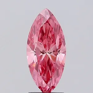 2.08ct MARQUISE Fancy Vivid Pink SI1 Coloured Lab diamond