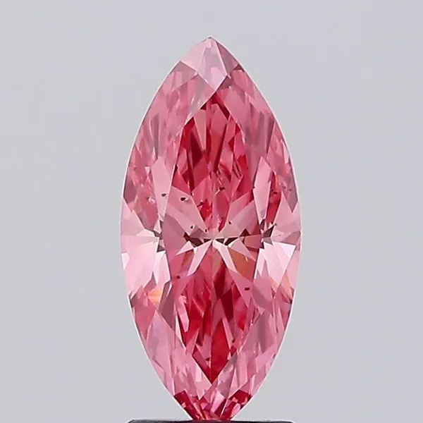 2.08ct MARQUISE Fancy Vivid Pink SI1 Coloured Lab diamond