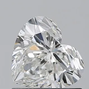 0.91ct HEART H IF Natural diamond