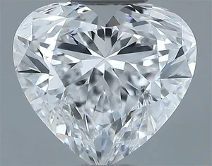 0.9ct HEART D SI2 Natural diamond