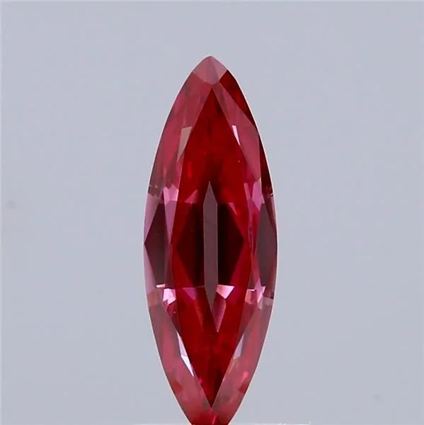 0.53ct MARQUISE Fancy Vivid Pink VS1 Coloured Lab diamond