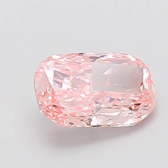 1.43ct CUSHION Fancy Vivid Pink VS2 Coloured Lab diamond