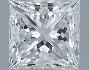0.74ct PRINCESS F VVS2 Natural diamond