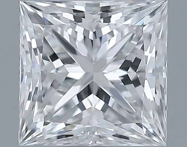 0.74ct PRINCESS F VVS2 Natural diamond