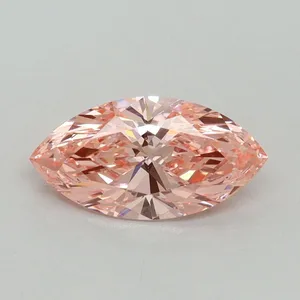 1.12ct MARQUISE Fancy Vivid Pink VVS2 Coloured Lab diamond