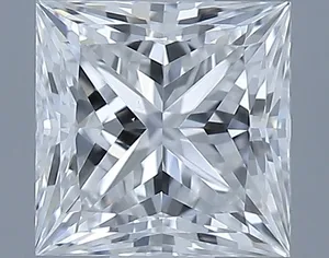 0.51ct PRINCESS F VS2 Natural diamond