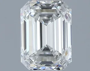 0.34ct EMERALD F VVS2 Natural diamond