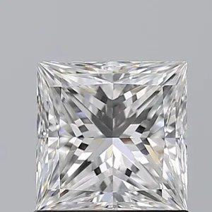 1.06ct PRINCESS F VVS1 Natural diamond