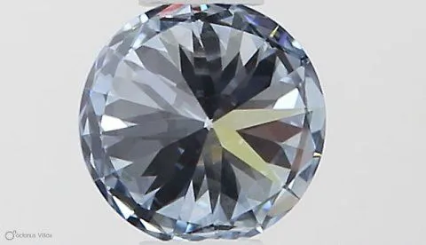 0.33ct ROUND Fancy Vivid Blue IF Coloured Lab diamond
