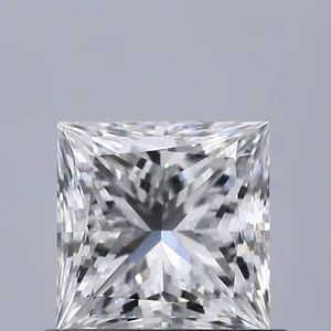 0.71ct PRINCESS F VVS1 Natural diamond