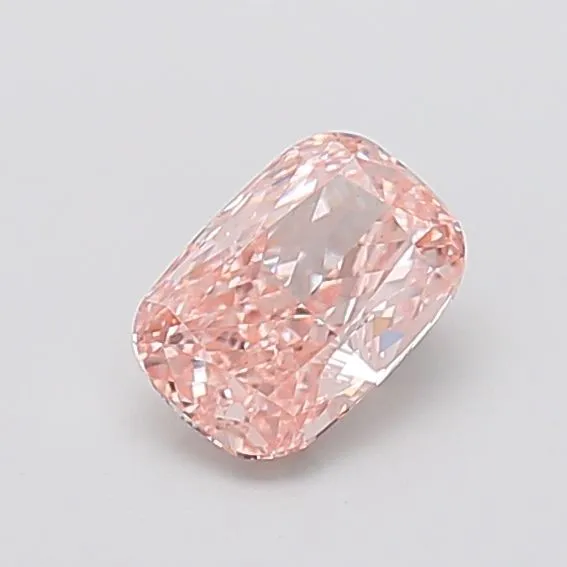 1.06ct CUSHION Fancy Vivid Pink VS1 Coloured Lab diamond