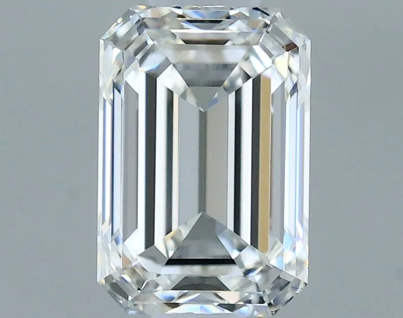 0.43ct EMERALD F VVS1 Natural diamond