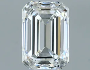 0.43ct EMERALD F VVS1 Natural diamond