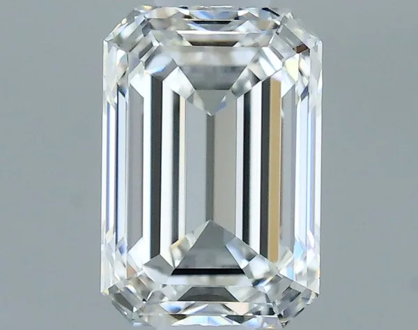 0.43ct EMERALD F VVS1 Natural diamond