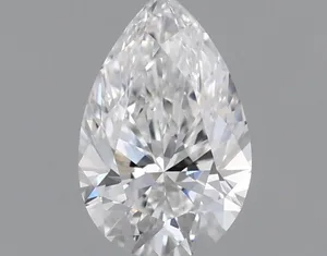 0.45ct PEAR D VVS2 Natural diamond