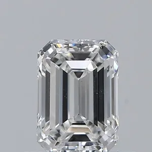 0.62ct EMERALD F VS1 Natural diamond